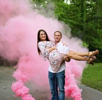 Bomba de Humo revelación Niña 6 pzas